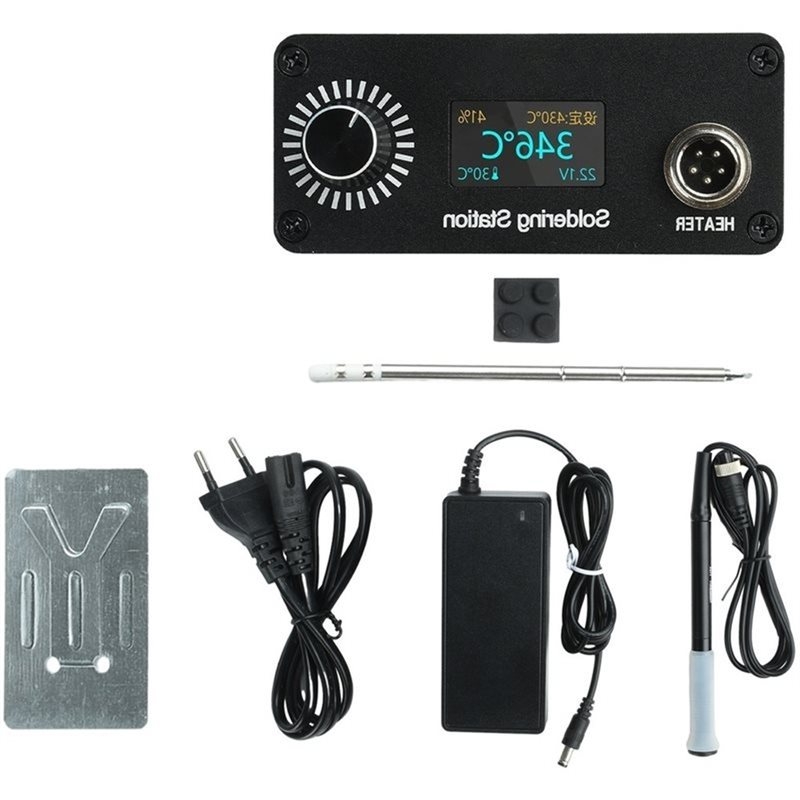 T12 Soldering Station Oled - 【A56X】محطة لحام رقمية محمولة صغيرة T12