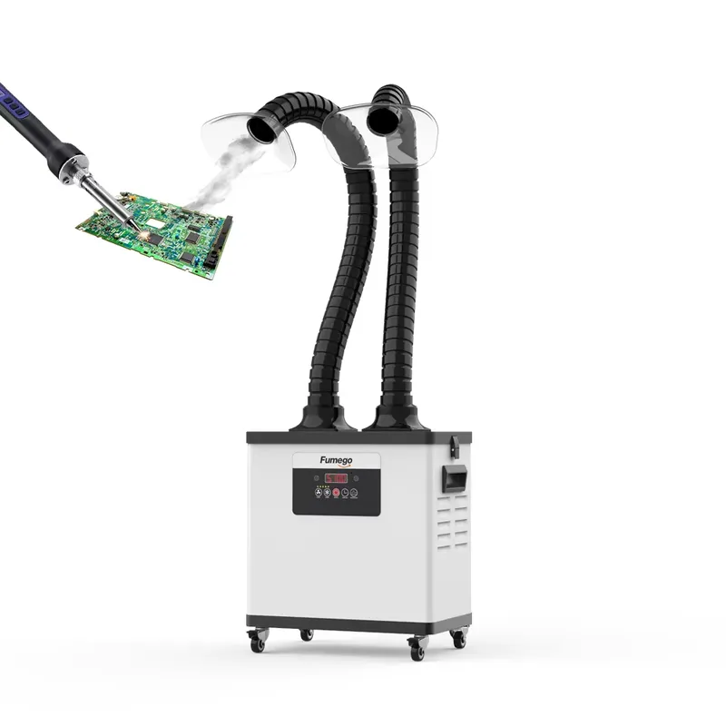 Fume Extractor Soldering Dual Arm - جهاز استخراج الأبخرة ثنائي الذراع DX1002