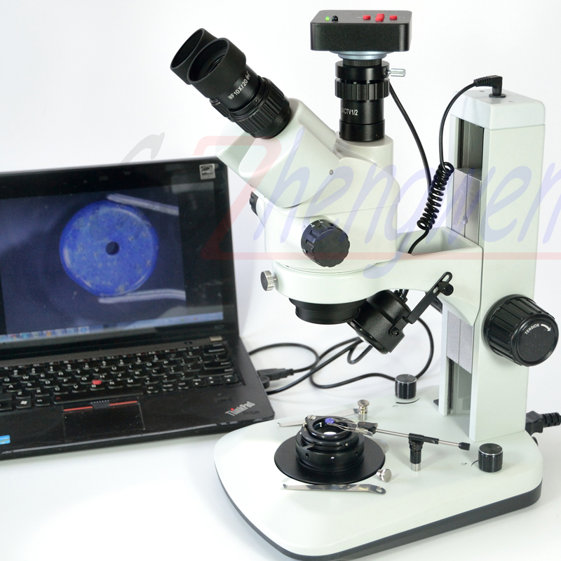 Trinocular Stereo Microscope 7X-45X - FYSCOPE 3.5X-90X 7X-45X مجهر تكبير ستيريو