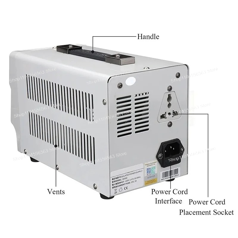 3005D: مزود طاقة رقمي عالي الد - مراجعة High Precision Dc Power Supply 30V 10A وسعره