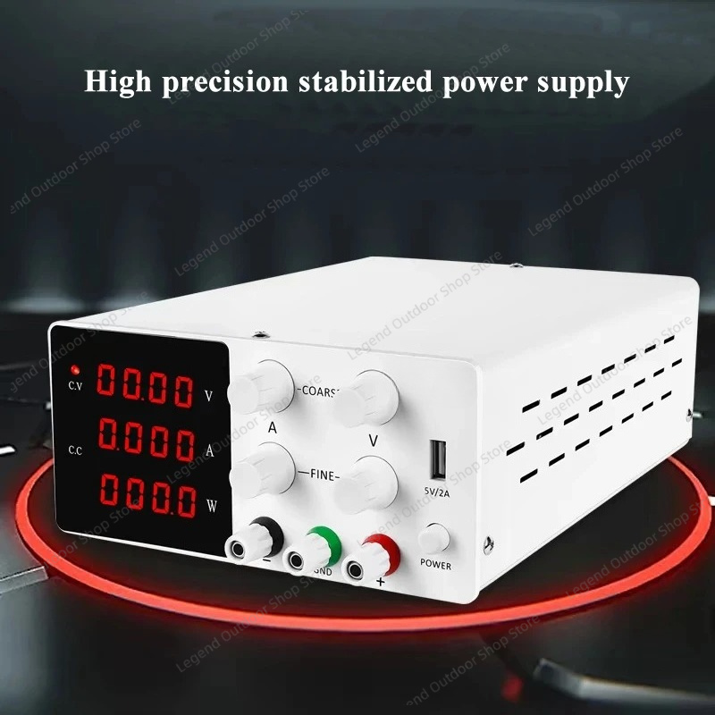 مصدر طاقة منظم بالتيار المستمر - مراجعة High Precision Dc Power Supply 30V 10A وسعره