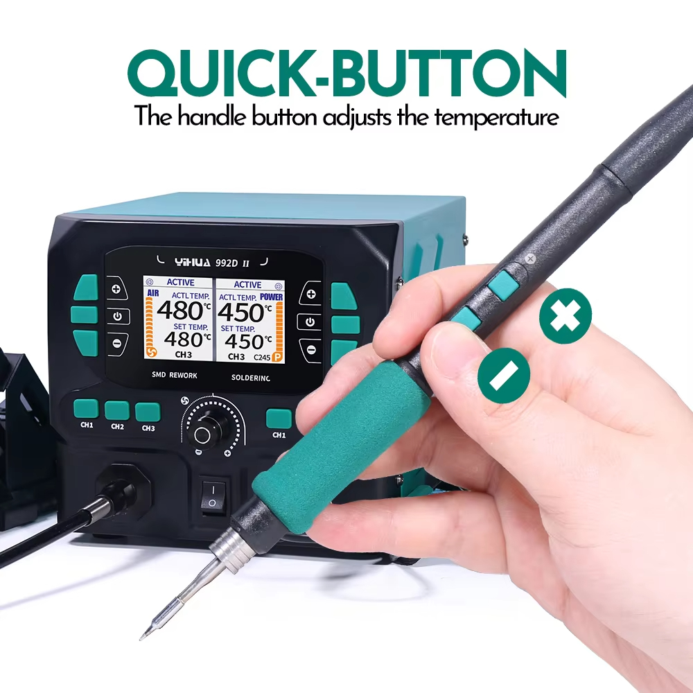 محطة لحام YIHUA 992D-II، محطة  - مراجعة C210 Precision Soldering Station وسعره