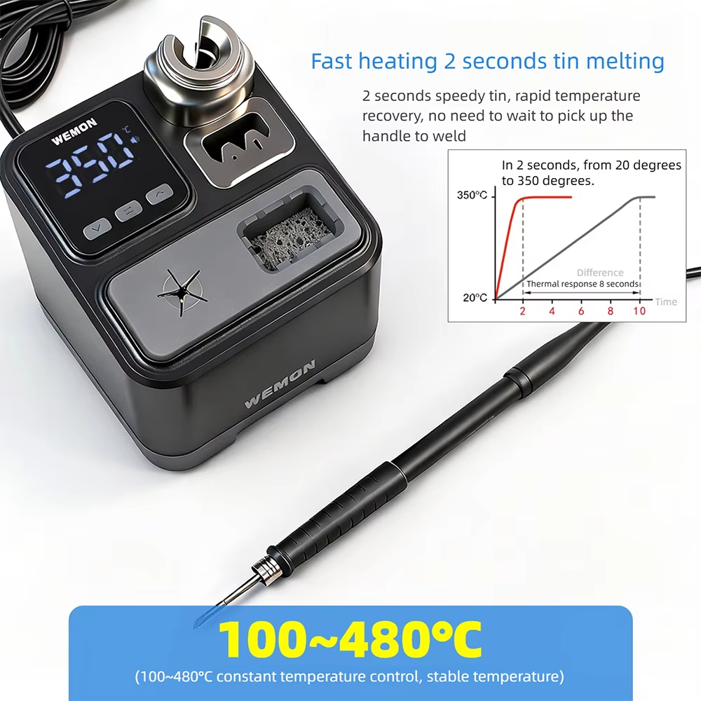 محطة لحام WEMON K21A T210 100- - مراجعة C210 Precision Soldering Station وسعره
