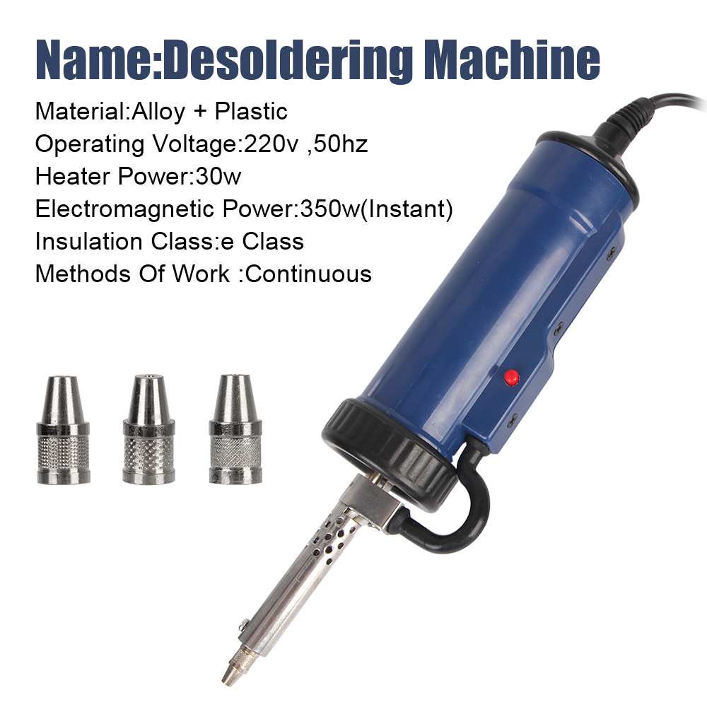 مضخة إزالة أوتوماتيكية مع 3 فو - مراجعة Desoldering Pump Electric Vacuum Station وسعره