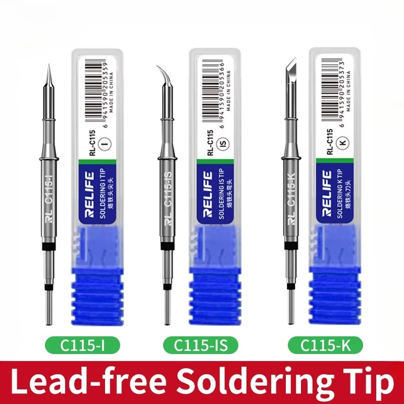 RELIFE C115-K/I/IS مقبض T115 ع - مراجعة C115 Nano Soldering Iron Station وسعره
